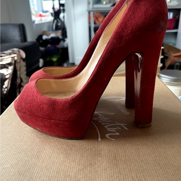 Authentic red Christian Louboutin ‘Bambou’ - Picture 3 of 5